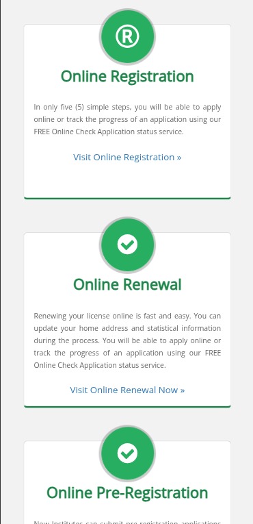 PNMC Mobile App Main Screen